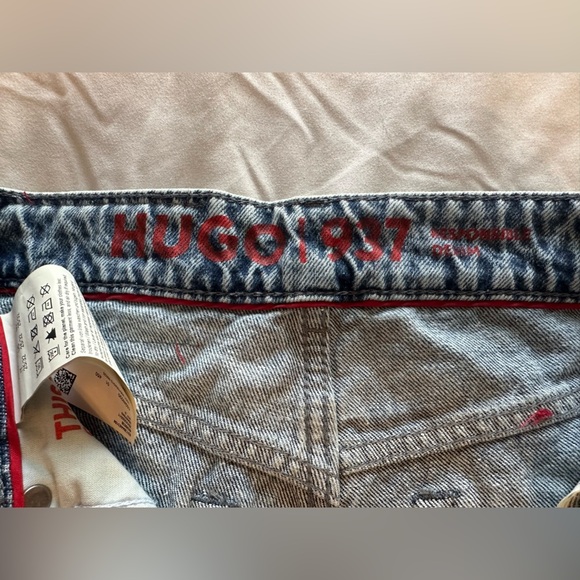 HUGO‎ BOSS 937 Relaxed Fit Jeans in Blue Rigid Denim - Size 25 - New - Picture 9 of 16